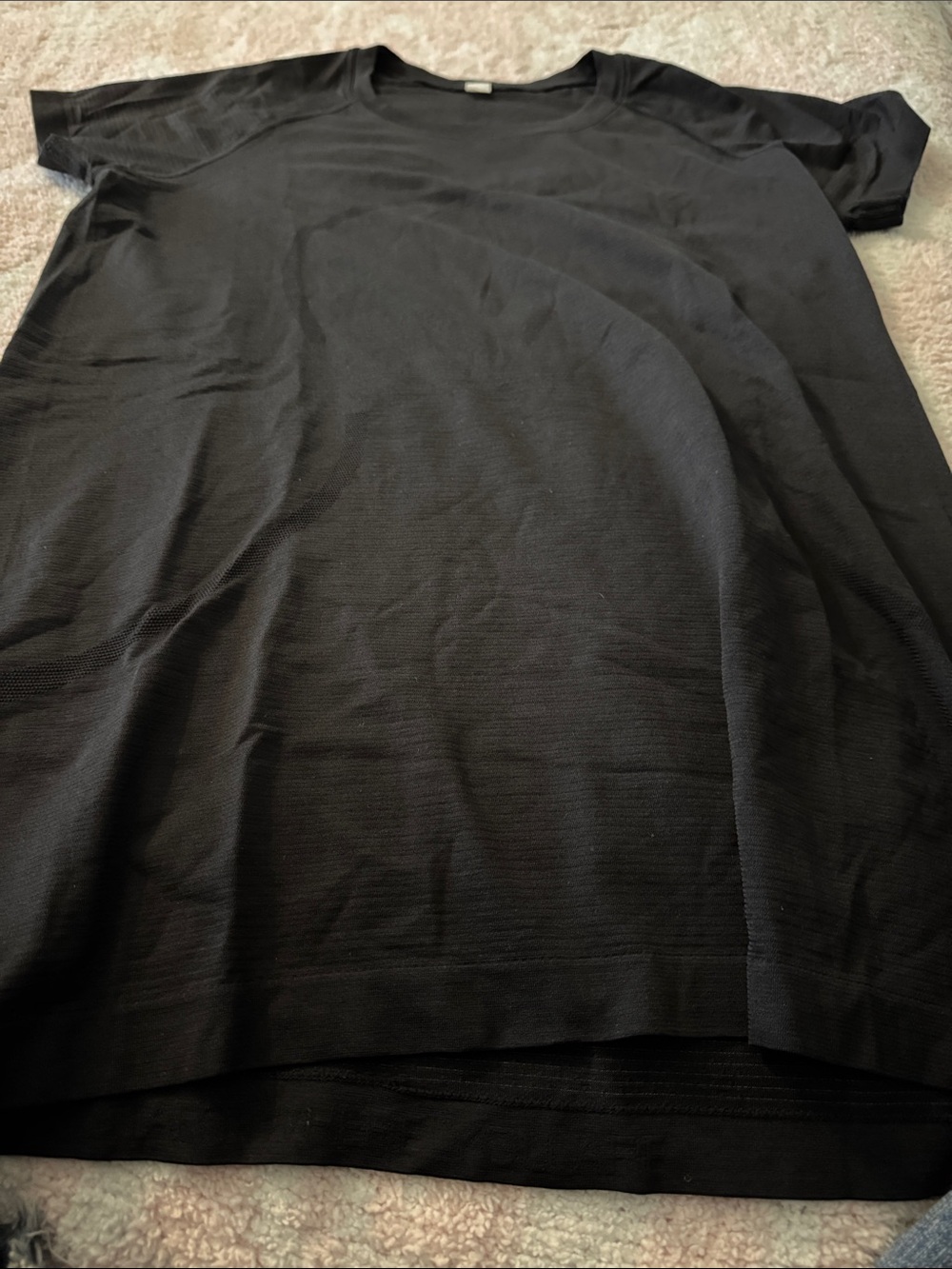 lululemon athletica Black Short Sleeve swiftly Top